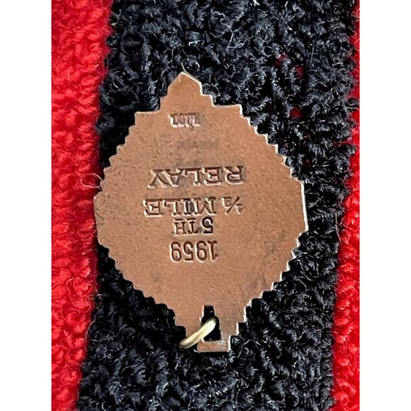 Sarby Sportswear Sz M Letterman Cardigan Sweater Cream Wool Vintage 1950's - Picture 5 of 16